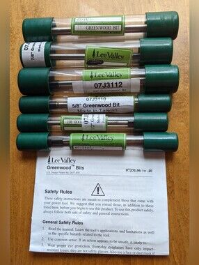 🆕 Lee Valley Greenwood Bits For Woodworking/Chairmaking 🌲